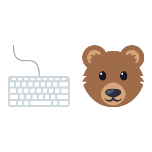 ⌨🐻 Emoji Domain EmojiOne rendering